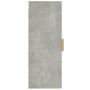 Armario de pared contrachapada gris hormigón 34,5x34x90 cm de vidaXL, Estantes y estanterías - Ref: Foro24-812433, Precio: 45...