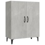 Aparador de madera contrachapada gris hormigón 70x34x90 cm de vidaXL, Aparadores - Ref: Foro24-812109, Precio: 72,96 €, Descu...