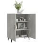 Aparador de madera contrachapada gris hormigón 70x34x90 cm de vidaXL, Aparadores - Ref: Foro24-812109, Precio: 72,96 €, Descu...