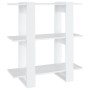 Estantería/divisor de espacios blanco 80x30x87 cm de vidaXL, Librerías y estanterías - Ref: Foro24-811583, Precio: 41,26 €, D...