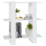 Estantería/divisor de espacios blanco 80x30x87 cm de vidaXL, Librerías y estanterías - Ref: Foro24-811583, Precio: 41,26 €, D...