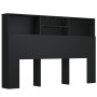 Mueble cabecero negro 160x19x103,5 cm de vidaXL, Cabeceros y pies de cama - Ref: Foro24-811872, Precio: 74,60 €, Descuento: %