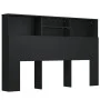 Mueble cabecero negro 160x19x103,5 cm de vidaXL, Cabeceros y pies de cama - Ref: Foro24-811872, Precio: 73,40 €, Descuento: %