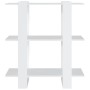 Estantería/divisor de espacios blanco 80x30x87 cm de vidaXL, Librerías y estanterías - Ref: Foro24-811583, Precio: 41,26 €, D...