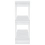 Estantería/divisor de espacios blanco 80x30x87 cm de vidaXL, Librerías y estanterías - Ref: Foro24-811583, Precio: 41,26 €, D...