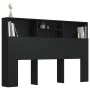 Mueble cabecero negro 160x19x103,5 cm de vidaXL, Cabeceros y pies de cama - Ref: Foro24-811872, Precio: 73,40 €, Descuento: %