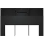 Mueble cabecero negro 160x19x103,5 cm de vidaXL, Cabeceros y pies de cama - Ref: Foro24-811872, Precio: 73,40 €, Descuento: %