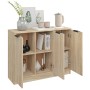 Aparador de madera contrachapada roble Sonoma 90,5x30x70 cm de vidaXL, Aparadores - Ref: Foro24-811190, Precio: 80,22 €, Desc...