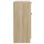 Aparador de madera contrachapada color roble Sonoma 60x30x70 cm de vidaXL, Aparadores - Ref: Foro24-811091, Precio: 75,31 €, ...