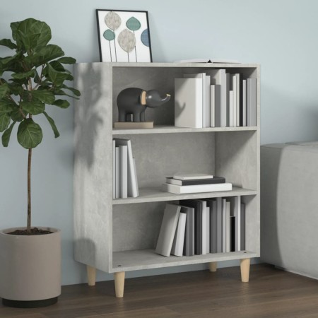 Aparador de madera contrachapada gris hormigón 69,5x32,5x90 cm de vidaXL, Aparadores - Ref: Foro24-812244, Precio: 53,42 €, D...