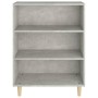 Aparador de madera contrachapada gris hormigón 69,5x32,5x90 cm de vidaXL, Aparadores - Ref: Foro24-812244, Precio: 53,42 €, D...