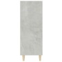 Aparador de madera contrachapada gris hormigón 69,5x32,5x90 cm de vidaXL, Aparadores - Ref: Foro24-812244, Precio: 53,42 €, D...