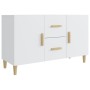 Aparador de madera de ingeniería blanco 100x36x60 cm de vidaXL, Aparadores - Ref: Foro24-812510, Precio: 91,94 €, Descuento: %
