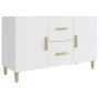 White engineered wood sideboard 100x36x60 cm by vidaXL, Sideboards - Ref: Foro24-812510, Price: 90,65 €, Discount: %