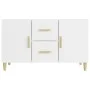 White engineered wood sideboard 100x36x60 cm by vidaXL, Sideboards - Ref: Foro24-812510, Price: 90,65 €, Discount: %