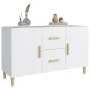 White engineered wood sideboard 100x36x60 cm by vidaXL, Sideboards - Ref: Foro24-812510, Price: 90,65 €, Discount: %