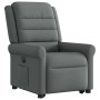 Sillón eléctrico reclinable elevable de tela gris oscuro en Sillones | Comprar online en Foru.es