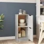 Aparador de madera contrachapada gris hormigón 30x30x70 cm de vidaXL, Aparadores - Ref: Foro24-811177, Precio: 40,31 €, Descu...