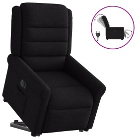Sillón eléctrico reclinable elevable de tela negro en Sillones | Comprar online en Foru.es