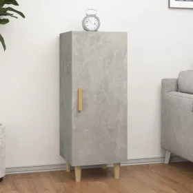 Concrete gray plywood sideboard 34.5x34x90 cm by vidaXL, Sideboards - Ref: Foro24-812325, Price: 50,84 €, Discount: %