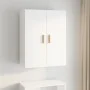 Armario de pared colgante blanco 69,5x34x90 cm de vidaXL, Aparadores - Ref: Foro24-812258, Precio: 85,81 €, Descuento: %