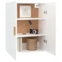 Armario de pared colgante blanco 69,5x34x90 cm de vidaXL, Aparadores - Ref: Foro24-812258, Precio: 85,81 €, Descuento: %