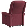 Sillón eléctrico reclinable elevable de tela rojo tinto en Sillones | Comprar online en Foru.es