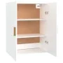 Armario de pared colgante blanco 69,5x34x90 cm de vidaXL, Aparadores - Ref: Foro24-812258, Precio: 85,81 €, Descuento: %