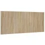 Sonoma plywood bed headboard 200x1.5x80 cm by vidaXL, Headboards and footboards - Ref: Foro24-811046, Price: 64,80 €, Discoun...