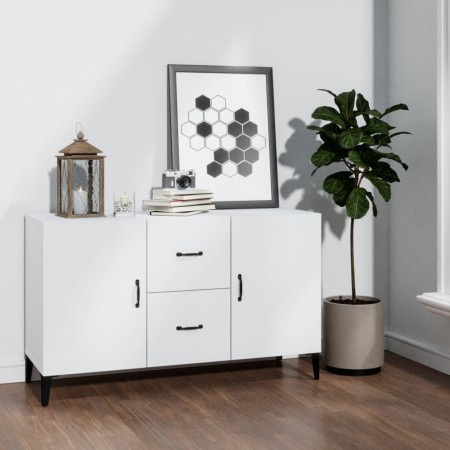 Aparador de madera de ingeniería blanco 100x36x60 cm de vidaXL, Aparadores - Ref: Foro24-812519, Precio: 97,28 €, Descuento: %