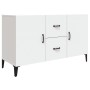 Aparador de madera de ingeniería blanco 100x36x60 cm de vidaXL, Aparadores - Ref: Foro24-812519, Precio: 97,28 €, Descuento: %