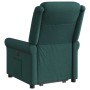 Sillón eléctrico reclinable elevable de tela verde oscuro en Sillones | Comprar online en Foru.es