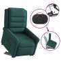 Sillón eléctrico reclinable elevable de tela verde oscuro en Sillones | Comprar online en Foru.es