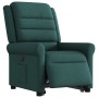 Sillón eléctrico reclinable elevable de tela verde oscuro en Sillones | Comprar online en Foru.es