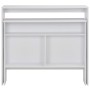 Mesa de bar con 2 tableros blanca 130x40x120 cm en Mesas de comedor | Comprar online en Foru.es