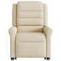 Sillón eléctrico reclinable elevable de tela color crema en Sillones | Comprar online en Foru.es