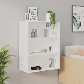 White wall hanging cabinet 69.5x32.5x90 cm by vidaXL, Sideboards - Ref: Foro24-812312, Price: 60,48 €, Discount: %