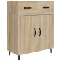 Aparador de madera de ingeniería roble Sonoma 69,5x34x90 cm de vidaXL, Aparadores - Ref: Foro24-812198, Precio: 96,91 €, Desc...
