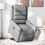 Sillón de masaje eléctrico reclinable elevable tela gris claro en Sillones | Comprar online en Foru.es