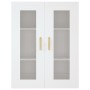 Armario de pared colgante blanco 69,5x34x90 cm de vidaXL, Aparadores - Ref: Foro24-812276, Precio: 91,98 €, Descuento: %