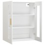 Armario de pared colgante blanco 69,5x34x90 cm de vidaXL, Aparadores - Ref: Foro24-812276, Precio: 91,98 €, Descuento: %