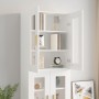 Armario de pared colgante blanco 69,5x34x90 cm de vidaXL, Aparadores - Ref: Foro24-812276, Precio: 91,98 €, Descuento: %