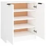 Mueble zapatero de madera contrachapada blanco 59x35x70 cm de vidaXL, Zapateros y organizadores de calzado - Ref: Foro24-8114...