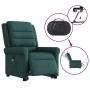 Sillón masaje eléctrico reclinable elevable tela verde oscuro en Sillones | Comprar online en Foru.es