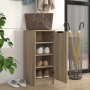 Mueble zapatero madera contrachapada roble sonoma 30x35x70 cm de vidaXL, Zapateros y organizadores de calzado - Ref: Foro24-8...