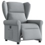 Sillón reclinable eléctrico tela gris claro en Sillones | Comprar online en Foru.es