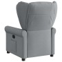 Sillón reclinable eléctrico tela gris claro en Sillones | Comprar online en Foru.es