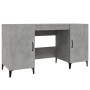 Escritorio de madera contrachapada gris hormigón 140x50x75 cm de vidaXL, Escritorios - Ref: Foro24-812775, Precio: 112,02 €, ...