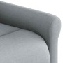 Sillón reclinable eléctrico tela gris claro en Sillones | Comprar online en Foru.es