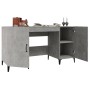 Escritorio de madera contrachapada gris hormigón 140x50x75 cm de vidaXL, Escritorios - Ref: Foro24-812775, Precio: 112,02 €, ...